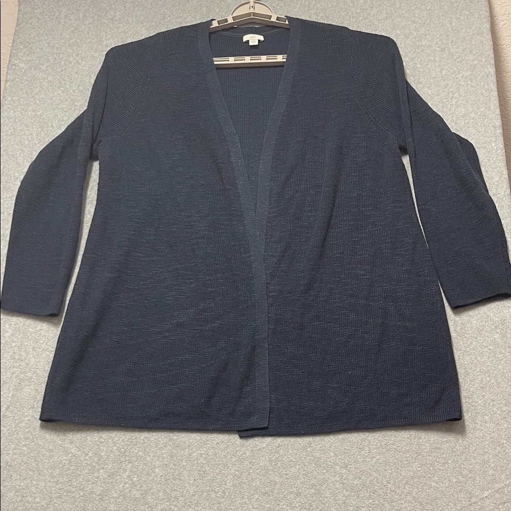 J.‎ Jill Deep Blue Open Front Cardigan